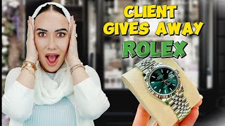 Love Luxury: Client Gives Away Rolex