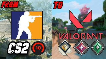 How far will a CS2 Faceit Level 10 get in Valorant Competitive? (Stream Highlights)
