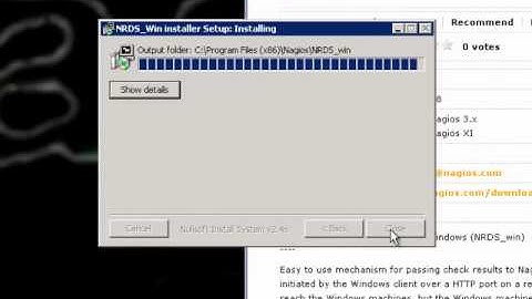 Nagios - NRDS_win Narrated Install Instructions