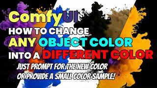 How to Change Any Object Color into a Different Color using ComfyUI in seconds!