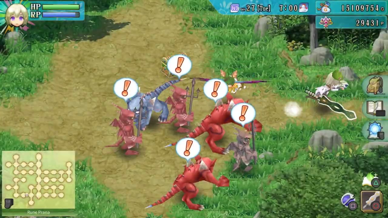 Rune Factory 4 - Leveling up