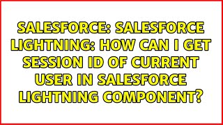 Salesforce Lightning: How can i get session Id of current user in Salesforce lightning component?