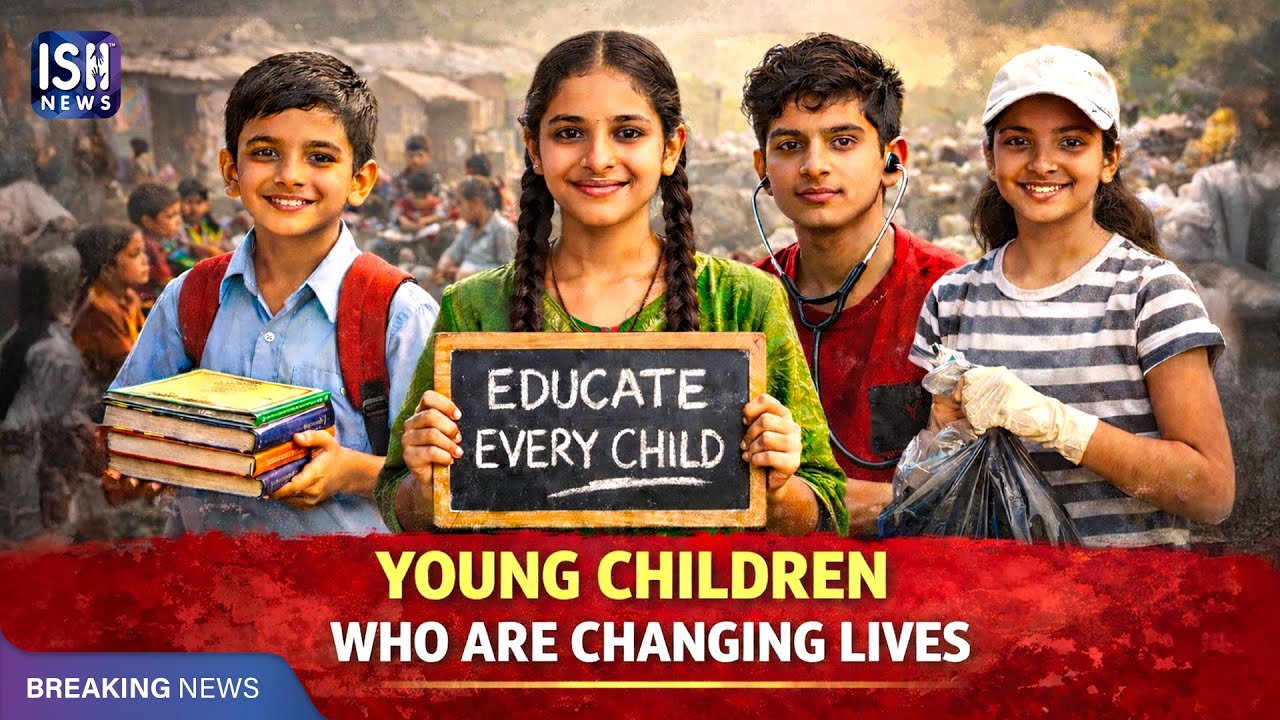 At an Age When Most Children Play, These Young Indians Are Changing Lives | ISH News