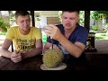 как правильно кушать дуриан! едим дуриан во Вьетнаме 2018