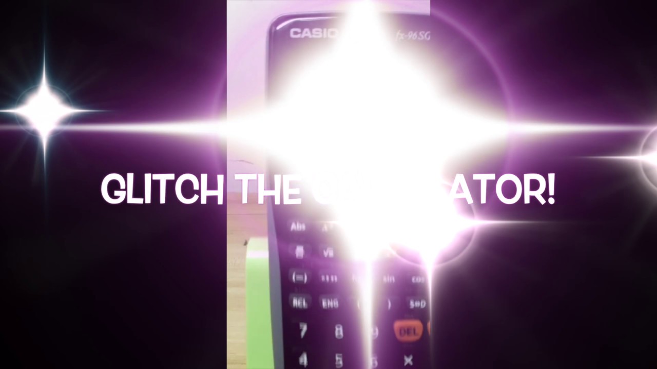 How To Glitch The Calculator YouTube