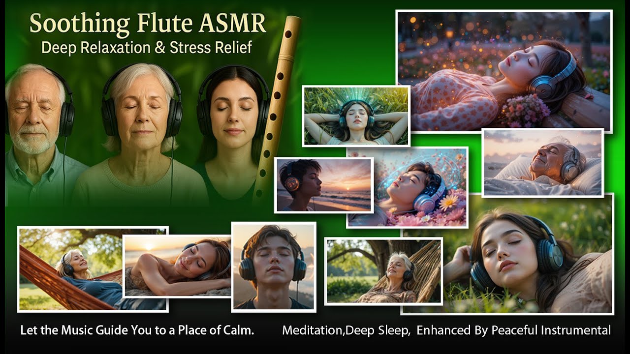 ASMR Relaxing | Soothing Flute Music – Deep Relaxation & Stress Relief ...