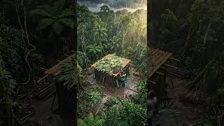 I Built a Hidden Underground Home in the Amazon Rainforest 🌧️🏡