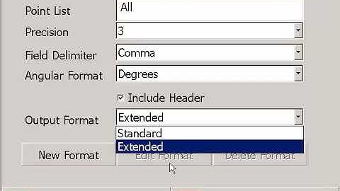 MicroSurvey - Export an ASCII File
