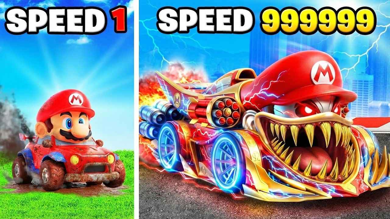 Slowest To FASTEST SUPER MARIO CAR In GTA 5!