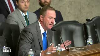 WATCH: Sen. Schmitt questions Hegseth and Caine on Iran war, defense spending
