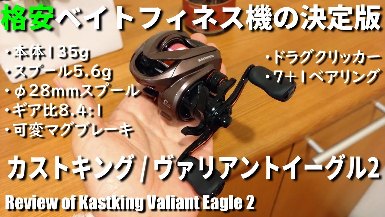 【中華ベイトフィネス機】カストキングのヴァリアントイーグル2がヤバイ件【Kastking Valiant Eagle2】