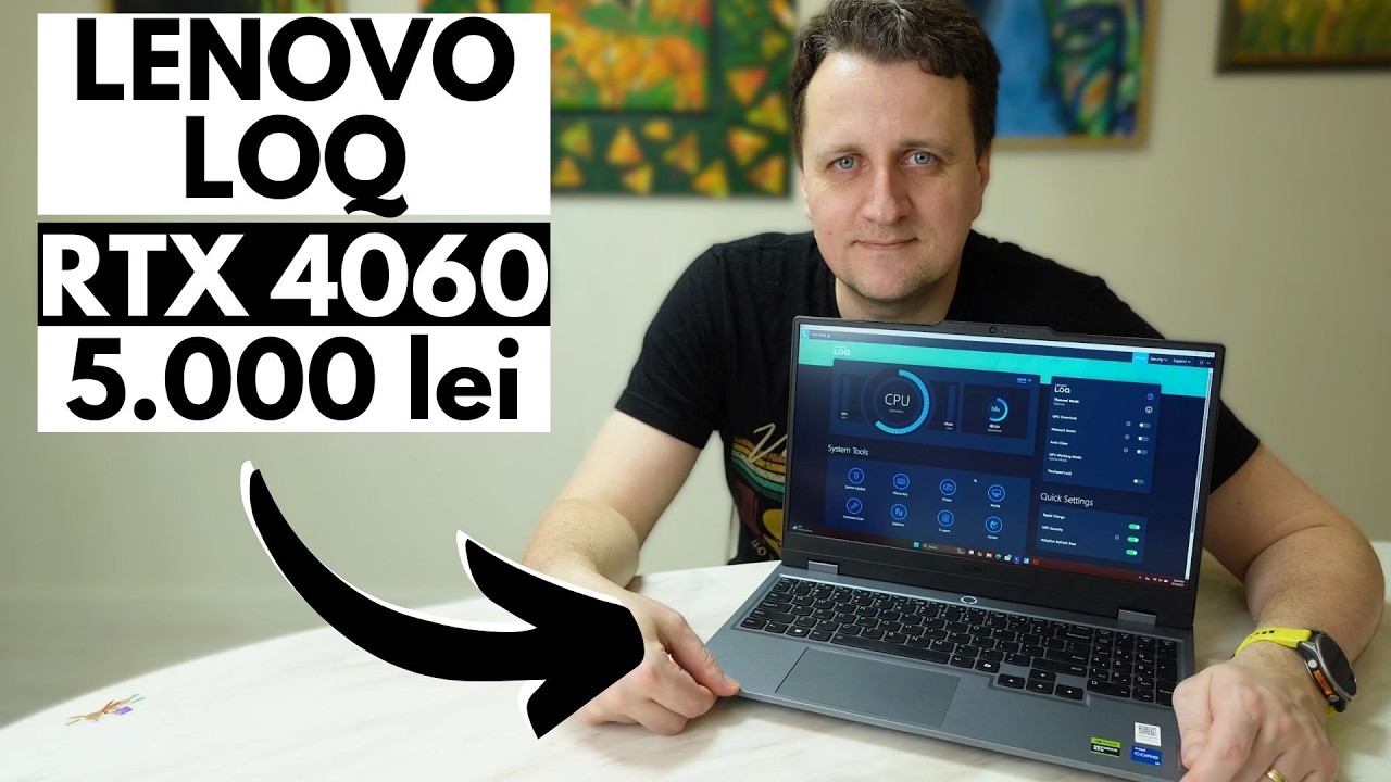 Cât de bine te joci pe un laptop cu RTX 4060 la 5000 lei?