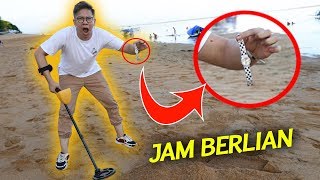 AKU MENEMUKAN JAM MEWAH DENGAN ALAT PENDETEKSI DI PANTAI!! screenshot 5