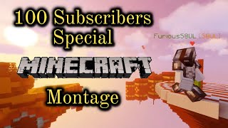 100 Subscribers Special Minecraft Bedwars Montage