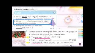 【YEAR 5 ENGLISH PLUS 1】Unit 2 Present Simple - Part 2 - Negative
