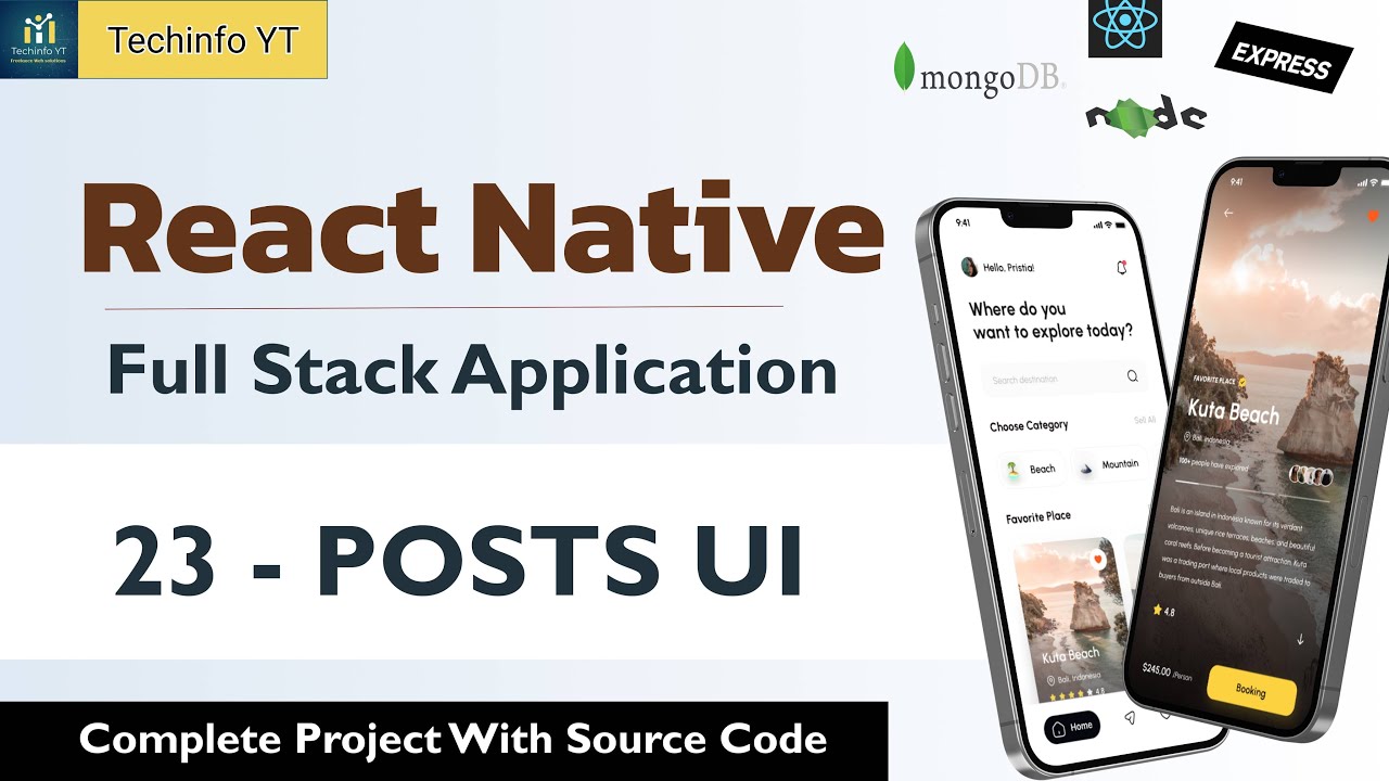 Post Screen | Building a Fullstack React Native App | React Native ...
