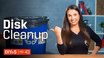 How to Speed Up Your PC – Windows 10 Disk clean up 💾 DIY in 5 Ep 43