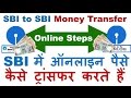 How To Transfer Money from SBI to SBI  Using Online SBI - Internet Banking SBI