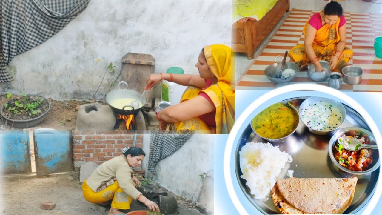एक एक चीज जोडकर ऐसे चलाती हू आपनी घर🏠गृहस्ती Village women  Daily🌄 morning routing 