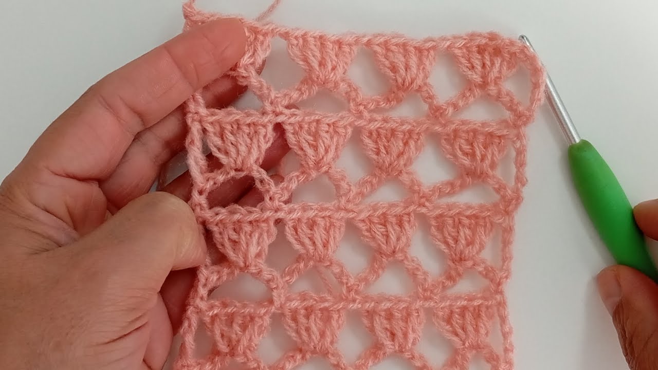 Amostra de Ponto de crochet - Por Francisca Madureira.