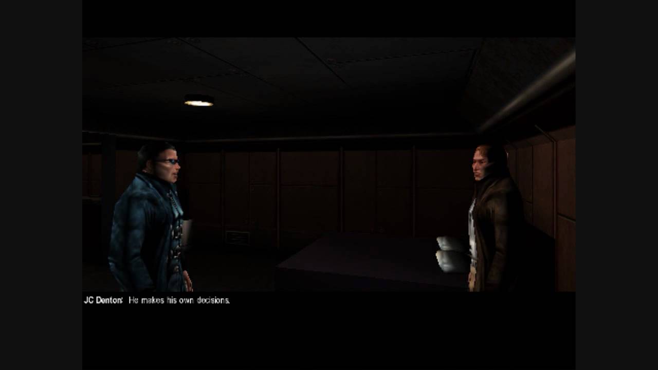 Deus ex reveals new world order agenda.