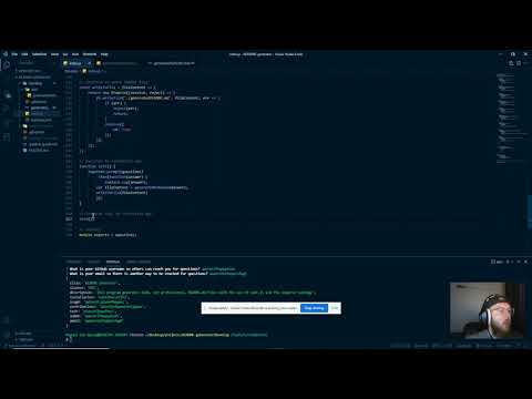 README.md Generator w/ Node.js and inquirer