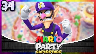 Mario Party Superstars: 4-Player | Peach's Birthday Cake (Mario Party) ~ Turn 11-15 [34]