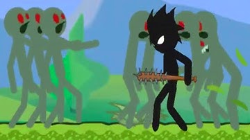 Stickman vs Zombies - Gameplay Walkthrough - All Levels (IOS, Android)