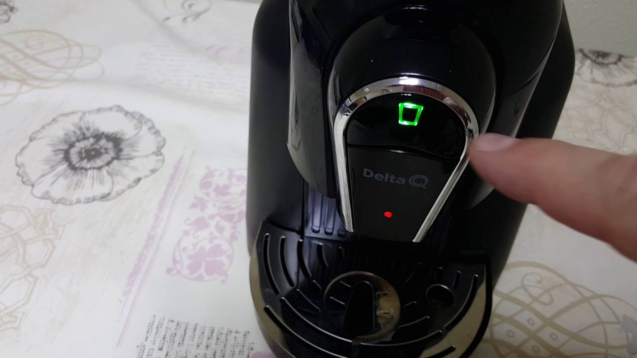 Funcionamiento cafetera Delta Q 