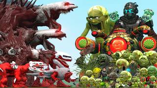 ALL INFECTED SKY PLANES VS MECHA LIN GANG UPGRADED (Garry's Mod)