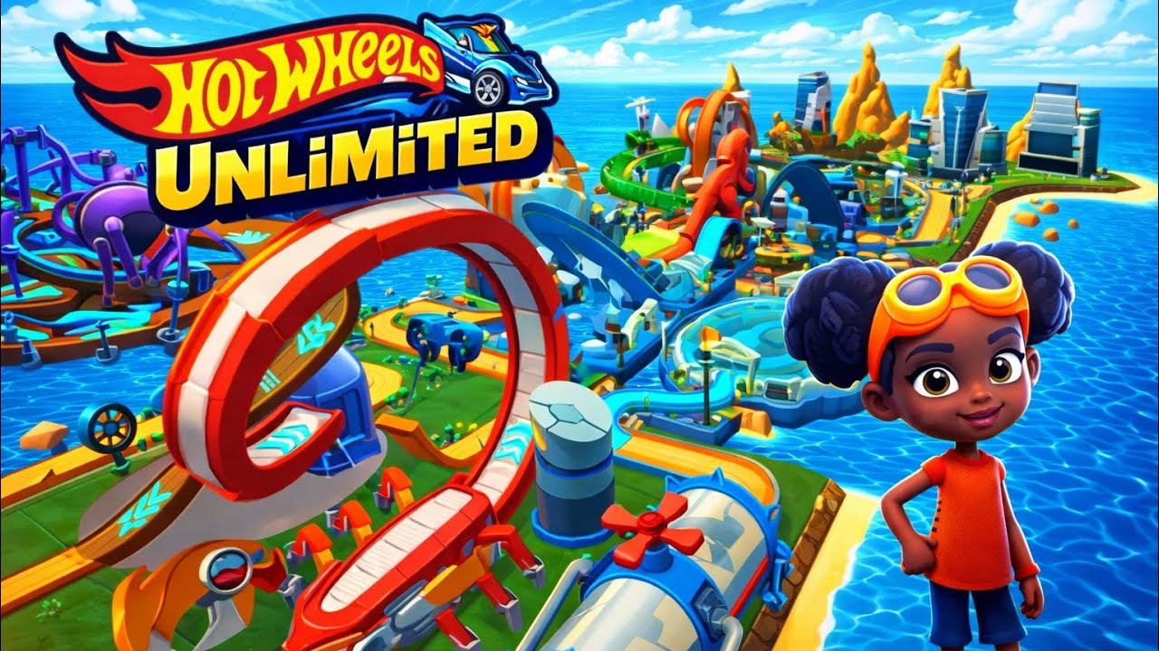 Insane Water Slide Speed Run! In Hotwheels Unlimited