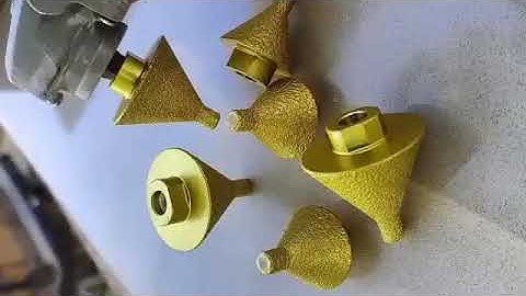 Diamond Chamfer Router Bits. #tilingtools #tiler