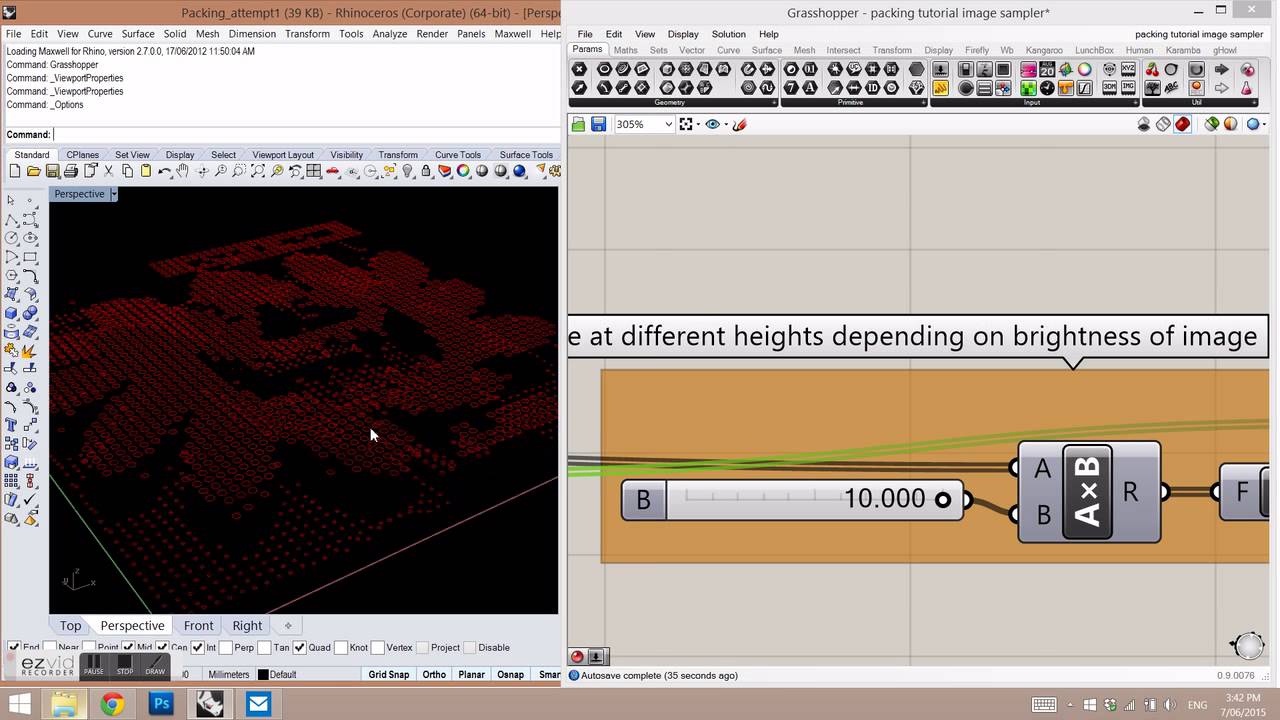 GH Circle Packing using Image Sampler - YouTube