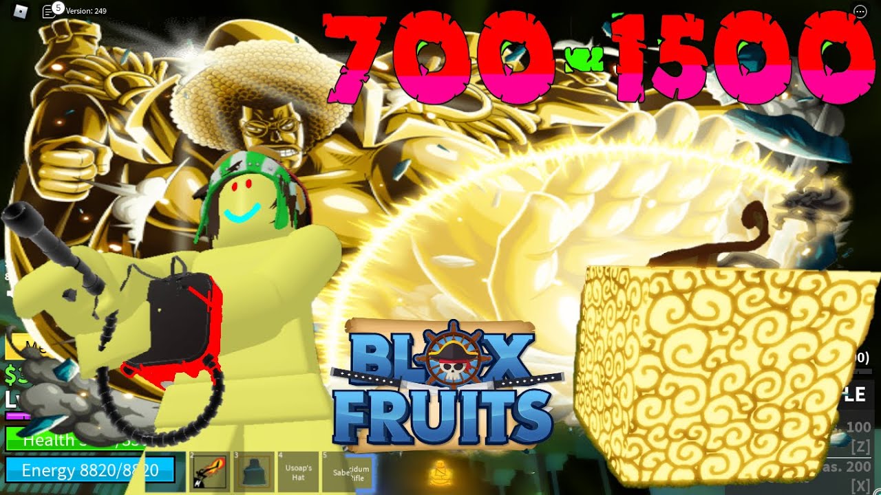 Level 1 to 700 with Soul Fruit in Blox Fruits! #bloxfruit #roblox #blo