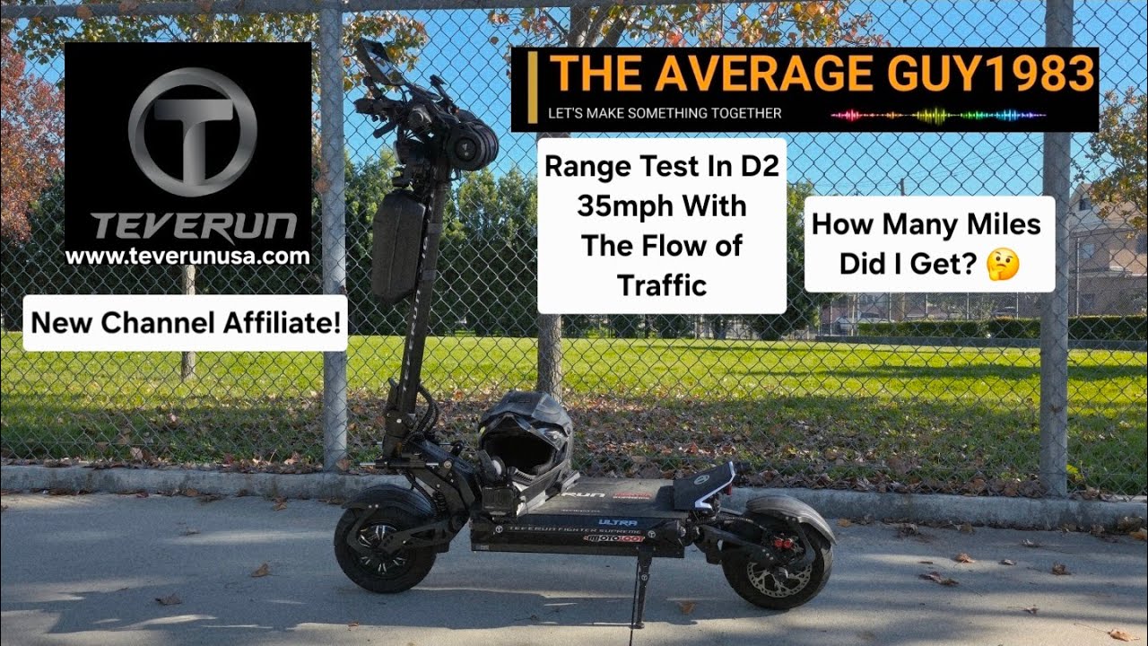 Тест дальности стрельбы Teverun Fighter Supreme Ultra 7260 в режиме D2 при скорости 35 миль в час...