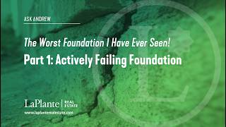 The Worst Foundation I Have Ever Seen Part 1 Actively Failing Foundation