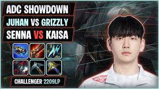 Juhan vs Grizzly ADC Matchup! Senna vs Kaisa | Pro vs Pro KR Challenger 2,209LP SoloQ