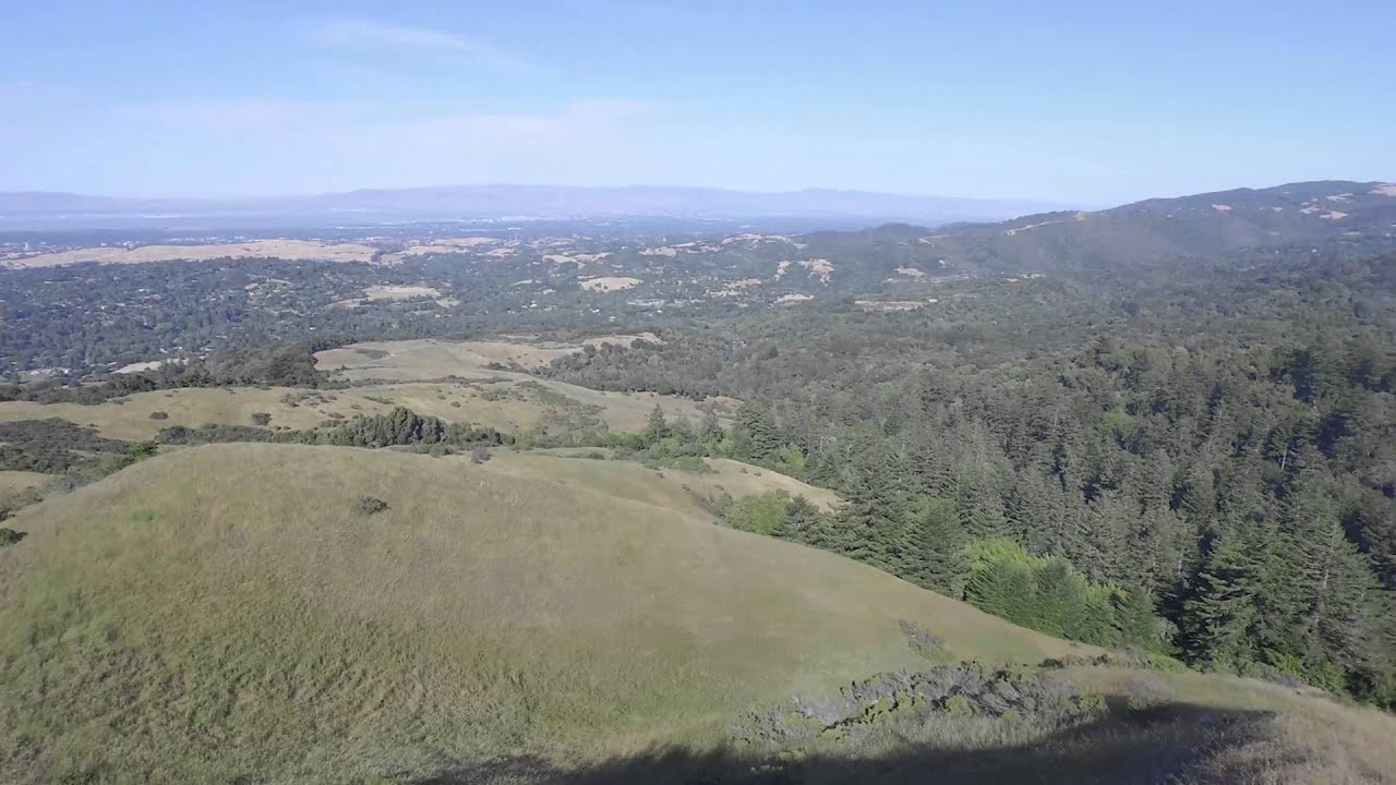 Free Drone Stock Footage | Breathtaking Reveal - Palo Alto Hills,  California - HD 4K