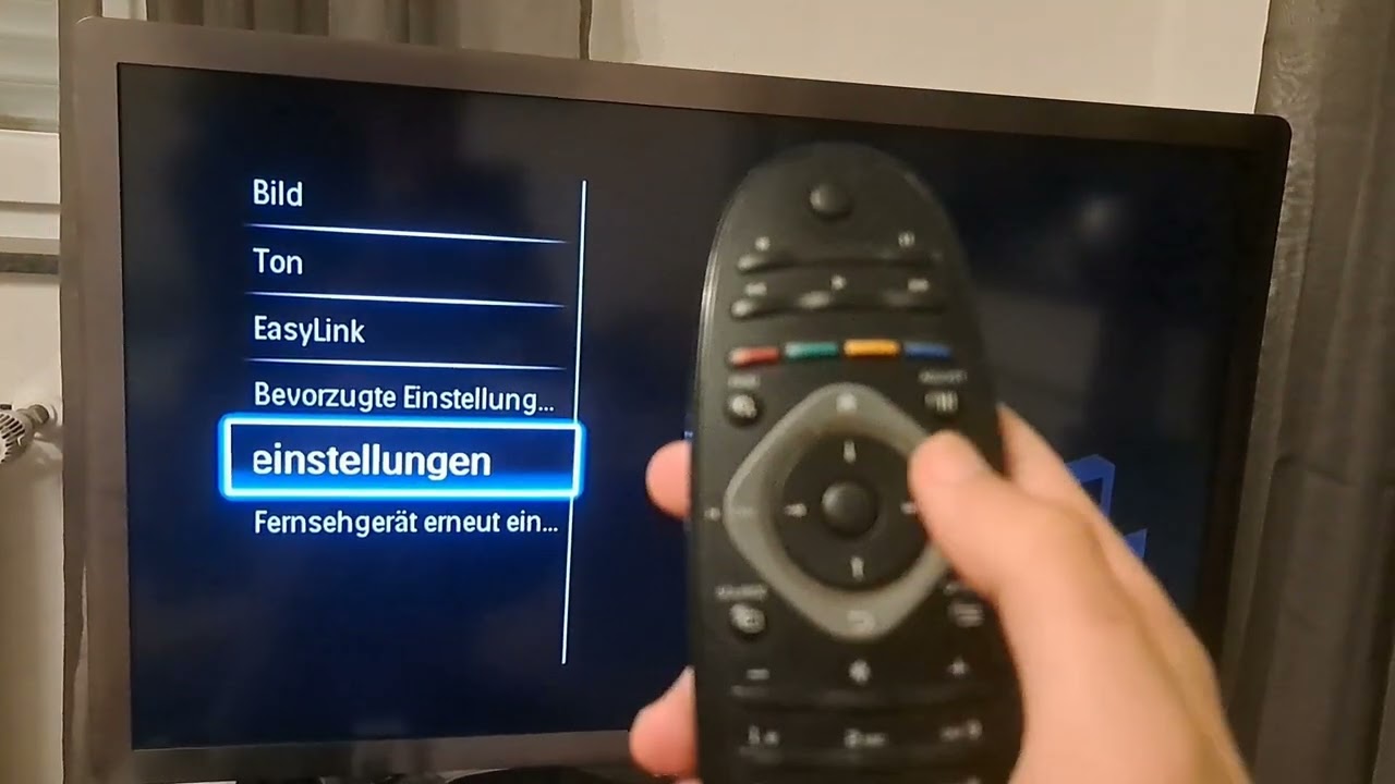 Philips Fernseher 40pfl6606k02 Bild und Klangeinstellungen auf Standardwerte zurücksetzen