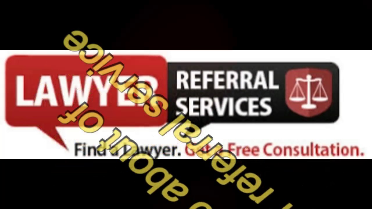 lawyer referral service YouTube