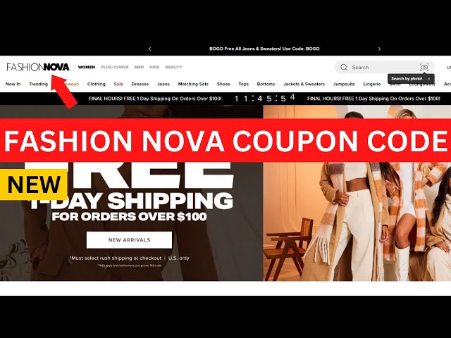 Fashion Nova Coupon Code || Fashion Nova Promo Code