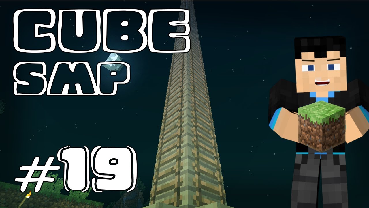 Vas Plays Minecraft - Cube SMP - Ep 19 - KING OF THE LADDER!