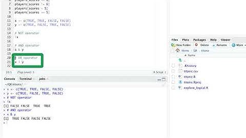 R Tutorial 09: Logical Operators