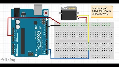 Interfacing Servo Motor with Arduino || Fritzing