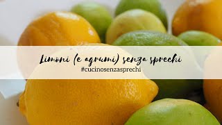 Limoni E Agrumi: Come Utilizzarli Dalla Polpa Alle Bucce Cucino Senza Sprechi