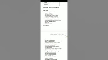 AMU b.tech entrance syllabus 2022