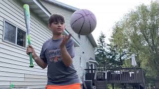 Hitting 10 Balls From The Ball Bin