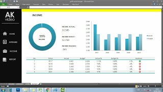 Cara membuat Laporan Keuangan dengan Excel