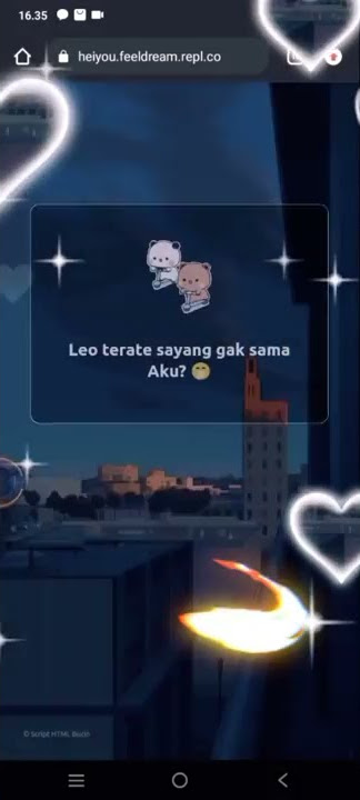 ini cara nya nembak cewek mengguna kan link  di coba ya😉https://halooo.feeldream.repl.co/