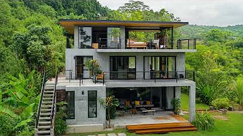 Modern Loft Apartment with Cozy Mezzanine Bedroom, Warm Lighting, and Stylish Interior Design